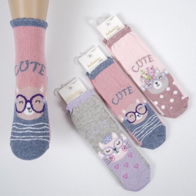Носки для Девочки Кошки в Очках