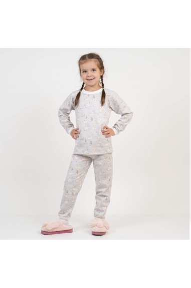 Піжама для дівчинки Зайчики дів. мишиний начіс високої якості