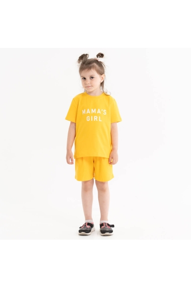 Костюм для дівчинки жовтий фулікра