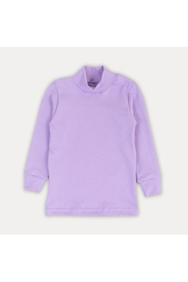 Гольф для дівчинки бузковий стретч - 3