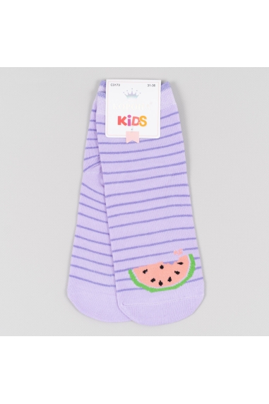 Шкарпетки для дівчинки бузковий бавовна