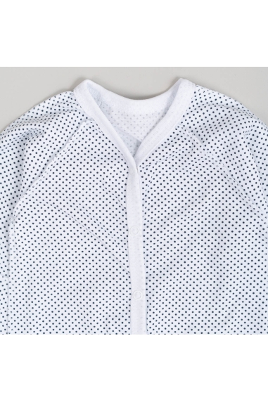 Сліп для новонароджених білий кулір - 1