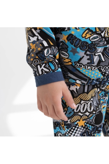 Піжама для хлопчика бірюзовий кулір - 1