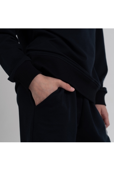 Костюм для хлопчика темно-синій двонитка - 5