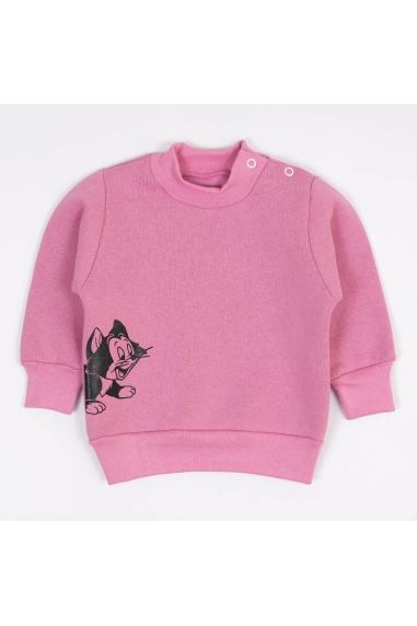 Джемпер для малят запорошена троянда трьохнитка на флісі