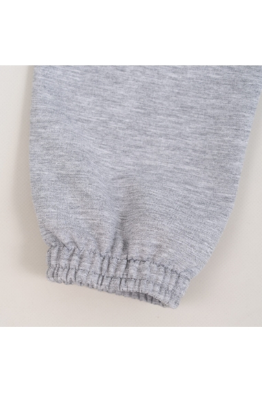 Спортивні джогери карго для хлопчика сірий двонитка - 5