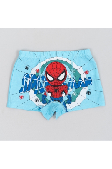 Труси боксери для мальчика світло-блакитний стретч-кулір