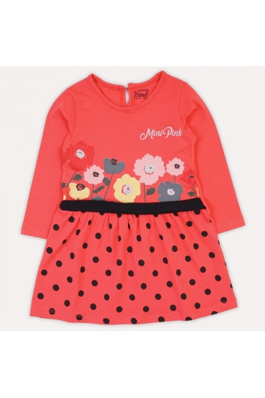 Сукня для дівчинки коралова фулікра - 1