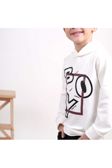 Костюм для хлопчика білий двонитка - 1