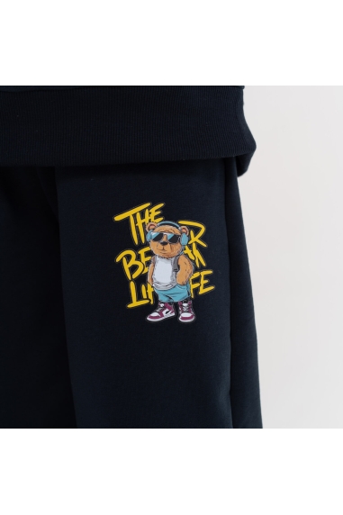 Костюм для хлопчика темно-синій двонитка - 2