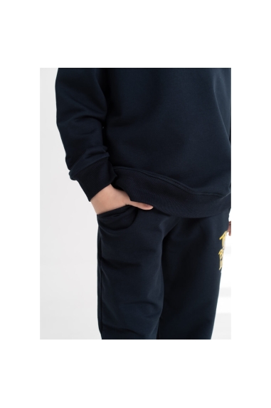 Костюм для хлопчика темно-синій двонитка - 4