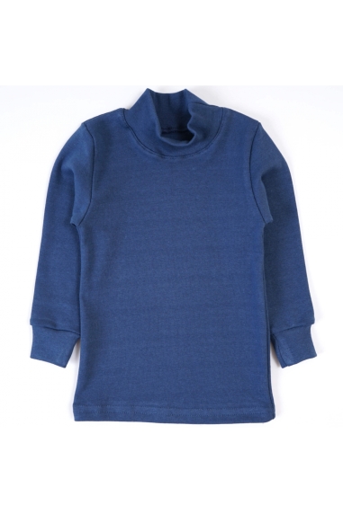 Гольф  для хлопчика індиго стрейч