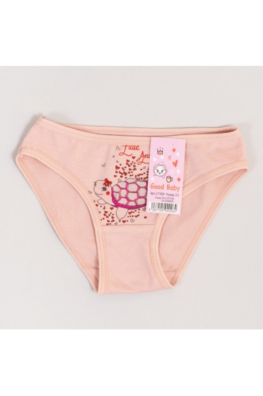 Трусики для дівчинки теракотовий стретч-кулір