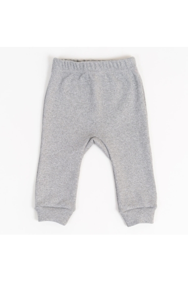 Щільні штанці для малят сірий рубчик з начісом