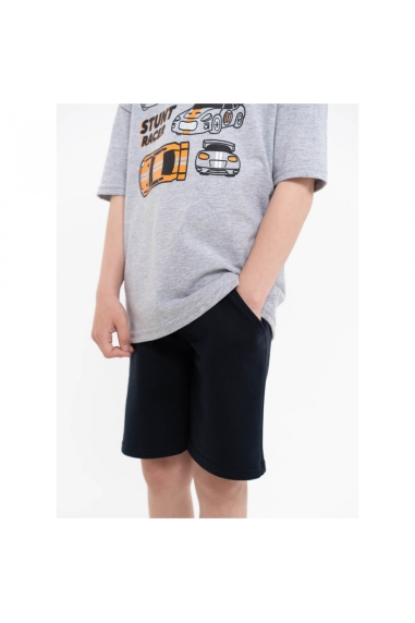 Комплект для хлопчика сірий кулір-двонитка - 1