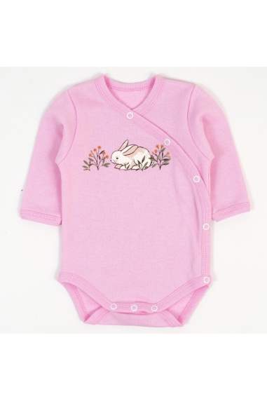 Боді для малят рожевий начіс(футер)
