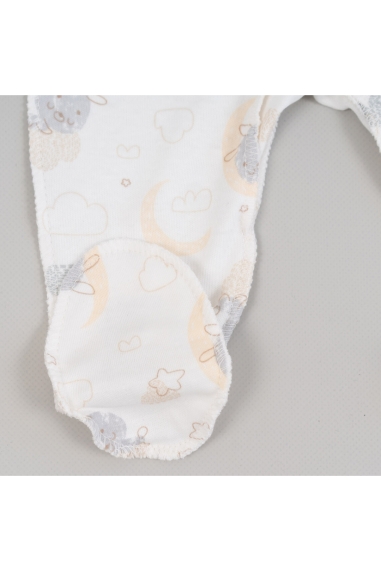 Повзунки для новонароджених  Зайки молочні інтерлок - 1