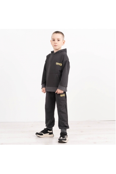 Костюм  для хлопчика графіт двонитка