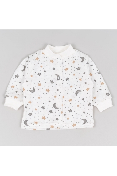 Кофтинка ясельна Зірочки молочний зірочки кулір