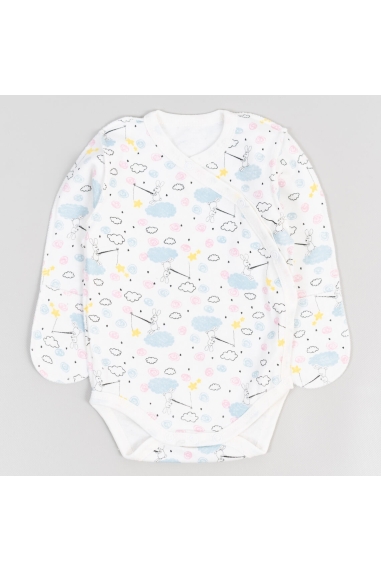 Боді для малят Зайка на Хмаринці молочний кулір