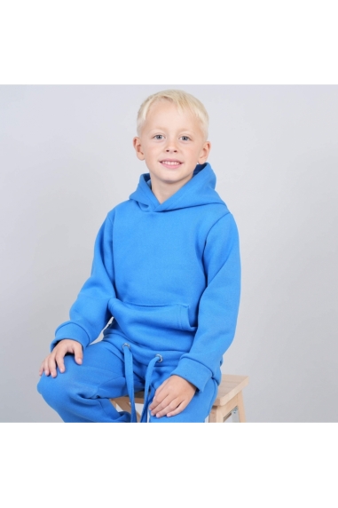 Костюм для хлопчика блакитний тринитка на флісі