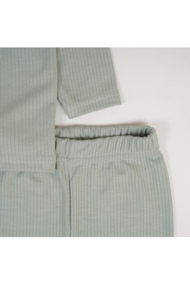 Костюм для дівчинки ментол Рубчик мустанг - 1