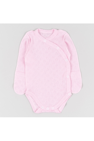 Боді для малят однотонний рожевий трансфер