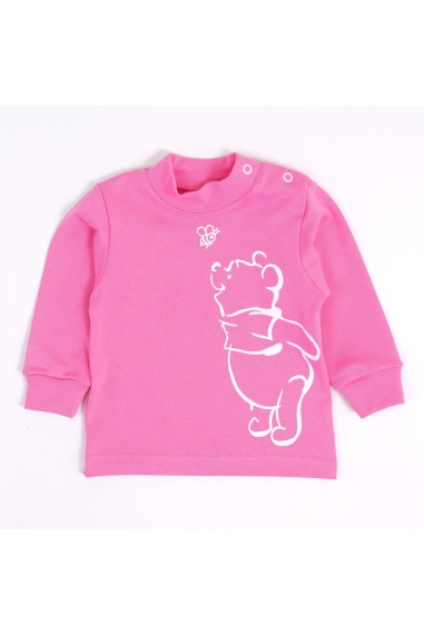 Джемпер для малят Віні фуксія стретч начісний