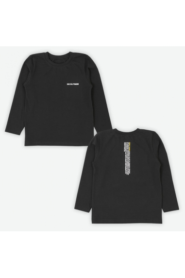 Лонгслів для хлопчика темно-синій фулікра - 2