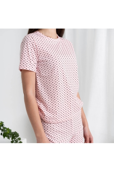 Піжама жіноча рожевий кулір - 1