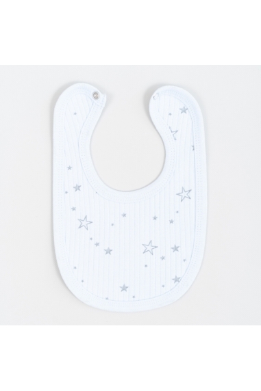Слинявчик дитячий Зірочки блакитний інтерлок