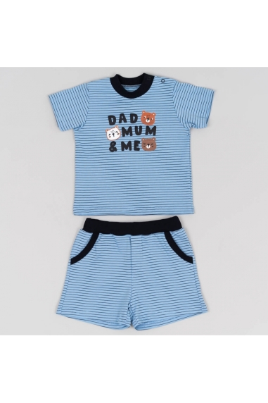 Костюм для хлопчика блакитний фулікра - 1