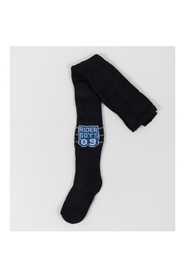 Колготки для хлопчика чорний махра