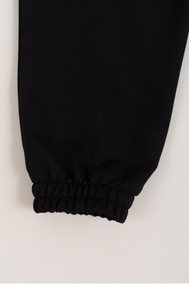 Спортивні джогери карго для хлопчика темно-синій двонитка - 2