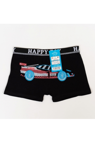 Труси боксери для хлопчика чорний стретч- кулір