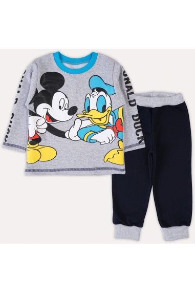 Піжама для хлопчика бірюзовий начіс (футер)