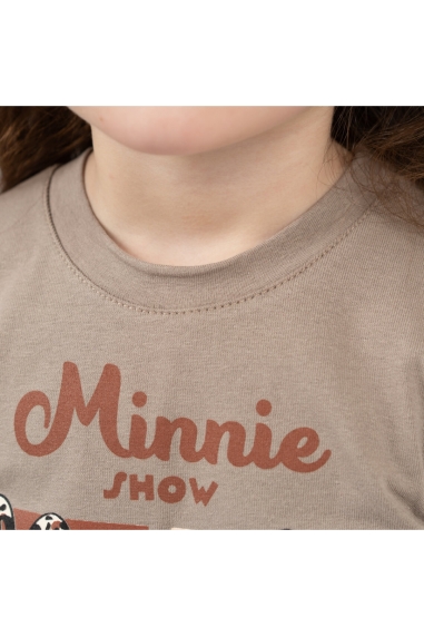 Лонгслів  для дівчинки Міні бежевий фулікра - 3