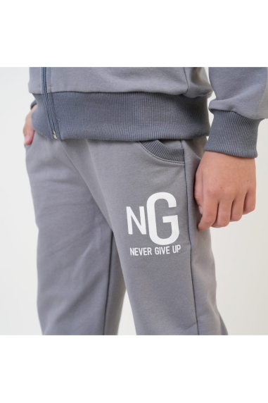 Костюм для хлопчика графіт двонитка - 1