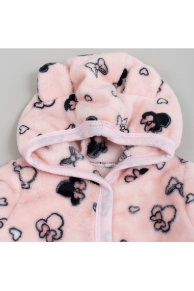 Комбінезон для малят рожевий велсофт - 1