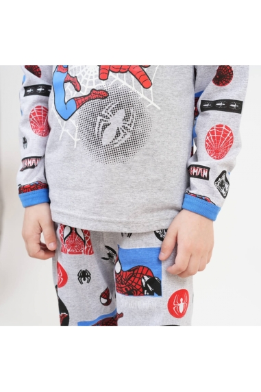 Піжама для хлопчика Людина Павук сірий кулір - 1