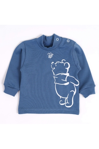 Джемпер ясельний Вінні індиго стрейч начісний