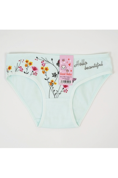 Трусики для дівчинки ментол стретч-кулір