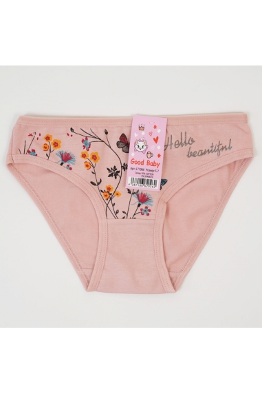 Трусики для дівчинки теракотовий стретч-кулір