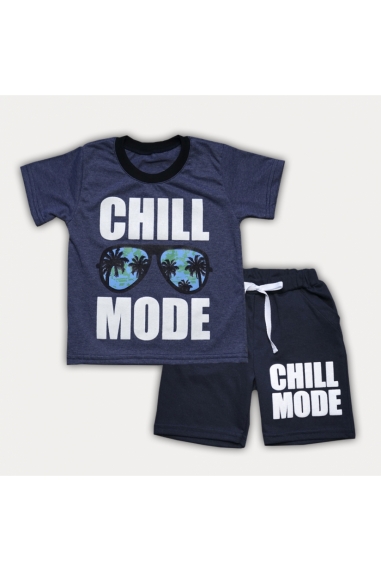 Костюм для хлопчика синій кулір - 1