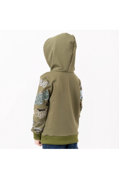 Худі для хлопчика хакі двонитка - 1