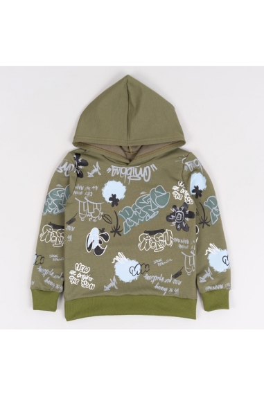 Худі для хлопчика хакі двонитка - 2