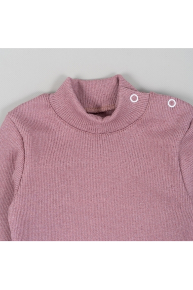 Боді для малюків запорошена троянда рубчик з начісом - 2