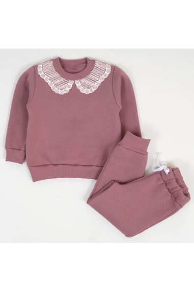 Костюм для дівчинки запорош.троянда тринитка на флісі