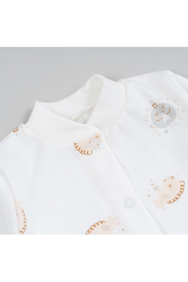 Кофтинка ясельна молочний Планети інтерлок - 1