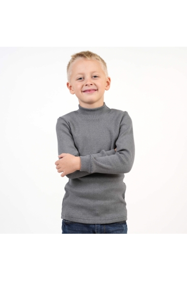 Гольф дитячий графіт щільний рубчик з начісом